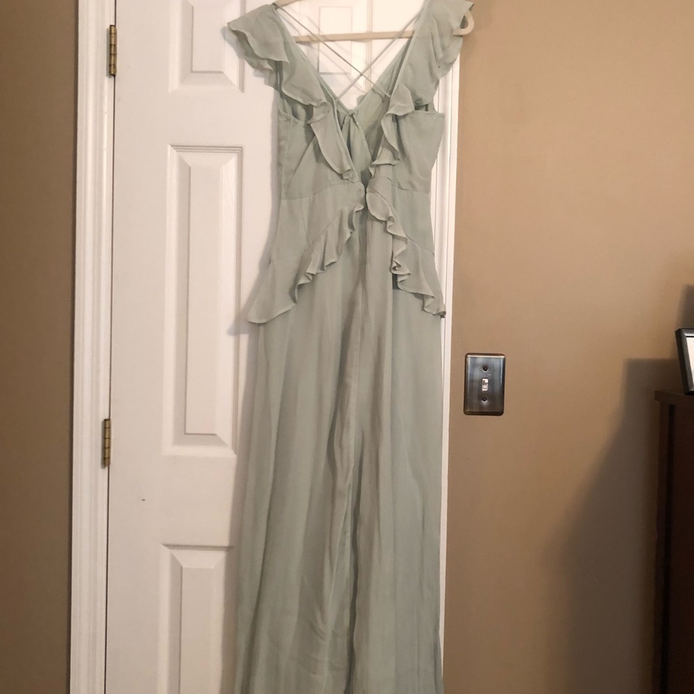 ASOS maxi sage green dresses.